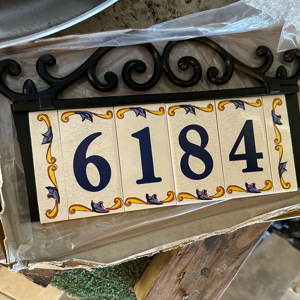 ✨INTERCHANGEABLE NUMBERS Made in Portugal House # Sign✨